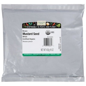 Frontier Nat Prod Co-Op Mustard Seed Brown Whole 1LB Og2 [UNFI-CARLISLE #478354] [ebt]