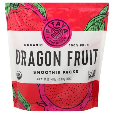 Pitaya Foods Smoothie Packs Organic Dragon Fruit Og1 8/14 OZ [UNFI #2584449] [ebt]