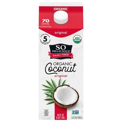 So Delicious Coconutmilk Organic Original Coconut Og2 6/64 OZ [UNFI #865576] [ebt] T