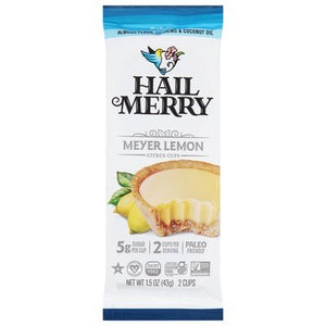 Hail Merry Citrus Cups Meyer Lemon 12/1.5 OZ [UNFI #2760544] [ebt]