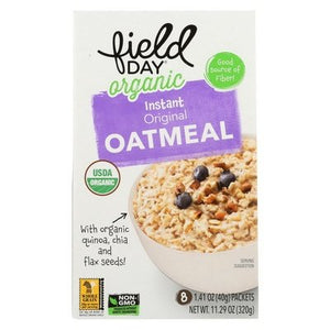 Field Day Instant Oatmeal Original Og2 6/11.30 OZ [UNFI #1777374] [ebt]