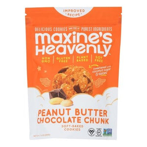Maxines Heavenly Cookies Chocolate Chunk Peanut Butter Super Soft 8/7.2 OZ [UNFI #2317824] [ebt]
