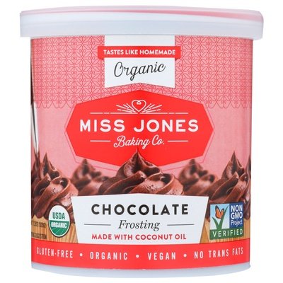 Miss Jones Baking Co Frosting Organic Chocolate Og2 6/320 GRM [UNFI #1725217] [ebt]