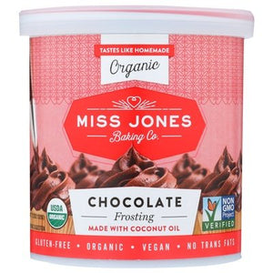 Miss Jones Baking Co Frosting Organic Chocolate Og2 6/320 GRM [UNFI #1725217] [ebt]