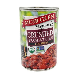 Muir Glen Tomatoes Fire Roasted Crushed Og2 12/14.5 OZ [UNFI #106310] [ebt]