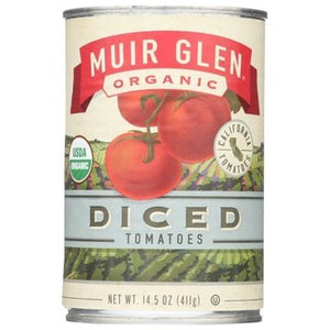 Muir Glen Tomatoes Diced Og2 12/14.5 OZ [UNFI #328724] [ebt]