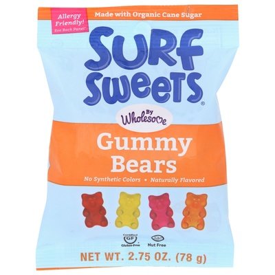 Surf Sweets Gummy Bears Og3 12/2.75 OZ [UNFI #842914] [ebt]