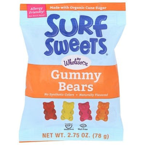 Surf Sweets Gummy Bears Og3 12/2.75 OZ [UNFI #842914] [ebt]